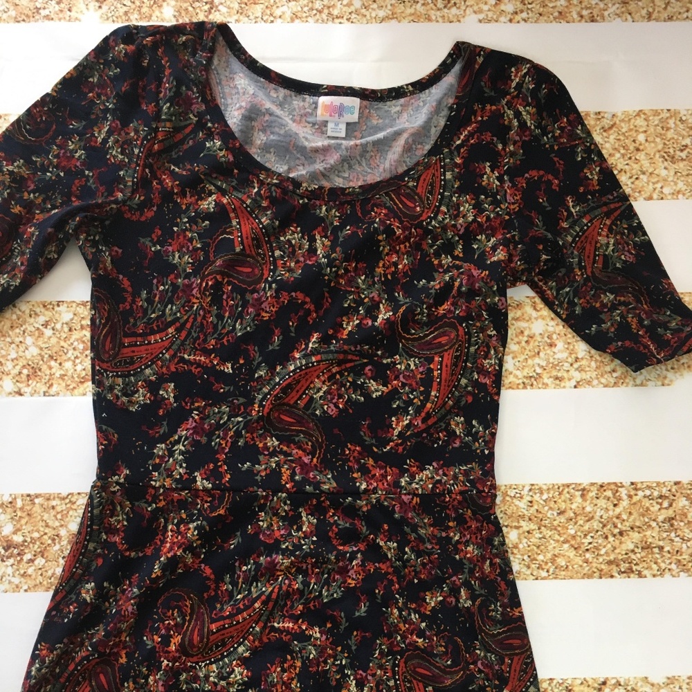 LuLaRoe Medium Paisley Ana Dress